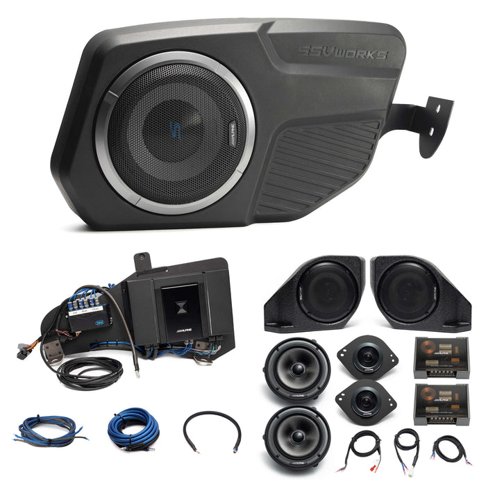 Alpine Status Series Plug & Play Full System Bundle Upgrade (B&O System) | '21 - Current Ford Bronco