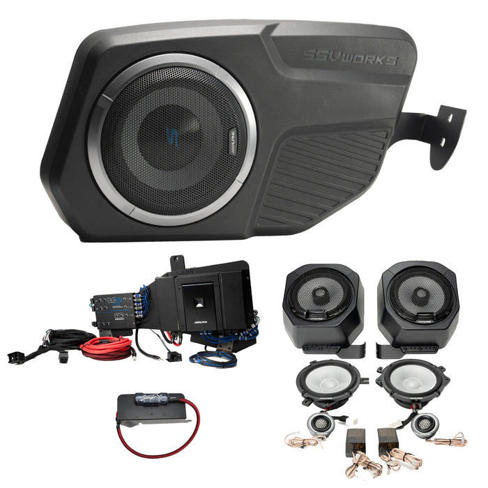 Alpine R- Series Plug & Play Full System Bundle 2 & 4-Door (NON-B&O System) | '21- Current Ford Bronco