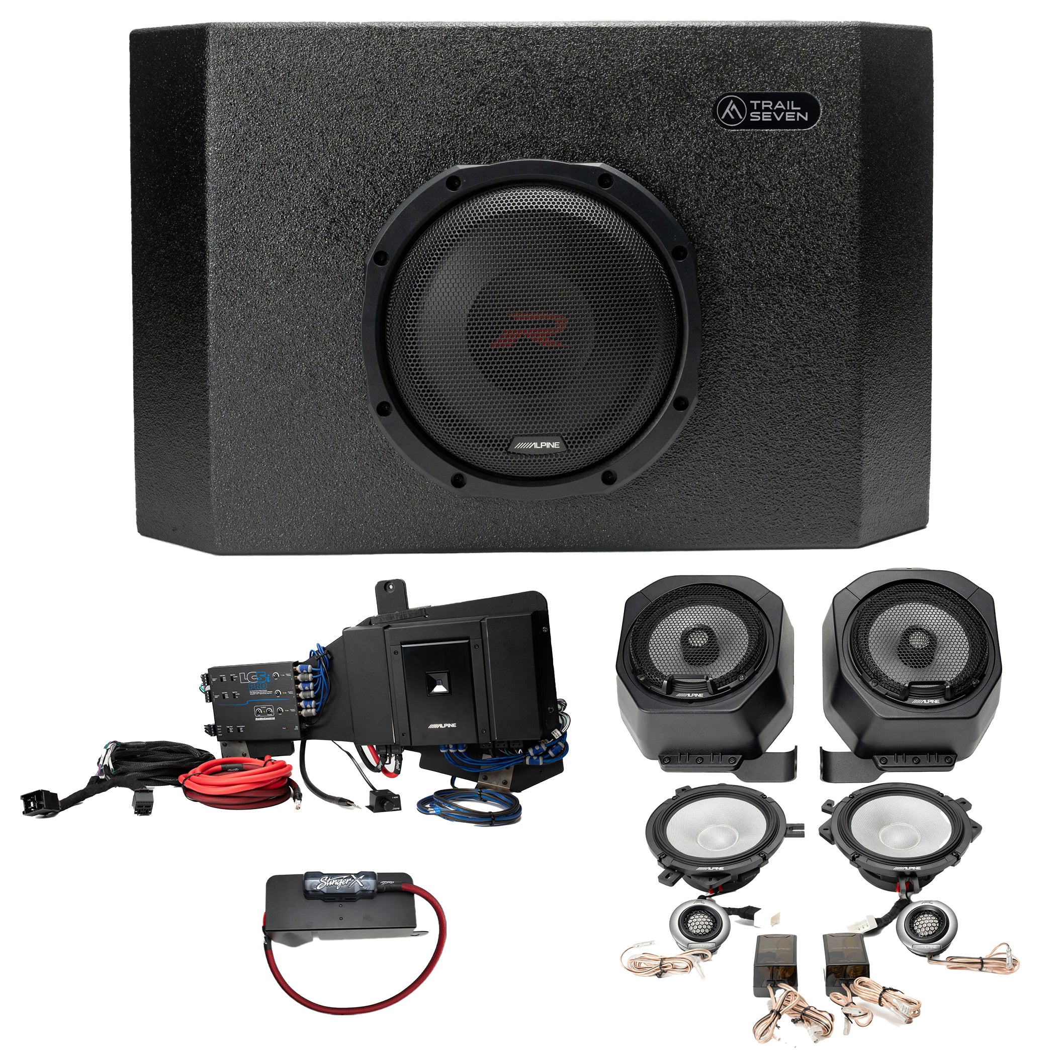 Alpine R- Series Plug & Play Full System Bundle 2 & 4-Door (NON-B&O Sy ...