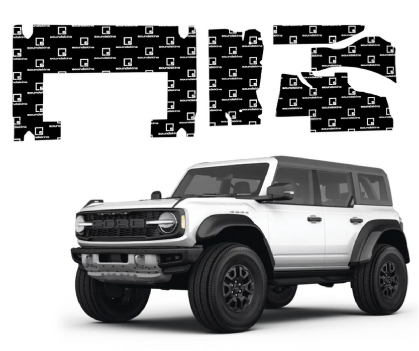 SoundSkins Sound Deadening Kit (SSK-BRONCOTRNK 4-Door) | '21- Current Ford Bronco