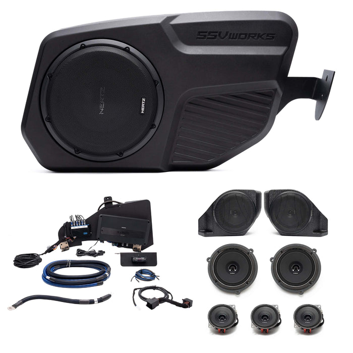 Hertz-Audison Plug & Play Full System (6-Ch/ Mono) Bundle Upgrade (B&O System) | '21- Current Ford Bronco