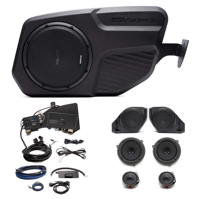 Hertz-Audison Plug & Play Full System (6-Ch/ Mono) Bundle Upgrade (NON-B&O System) | '21- Current Ford Bronco