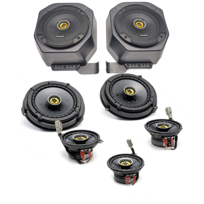 Kicker CS Complete Plug & Play Speaker Bundle Upgrade | '21- Current Ford Bronco