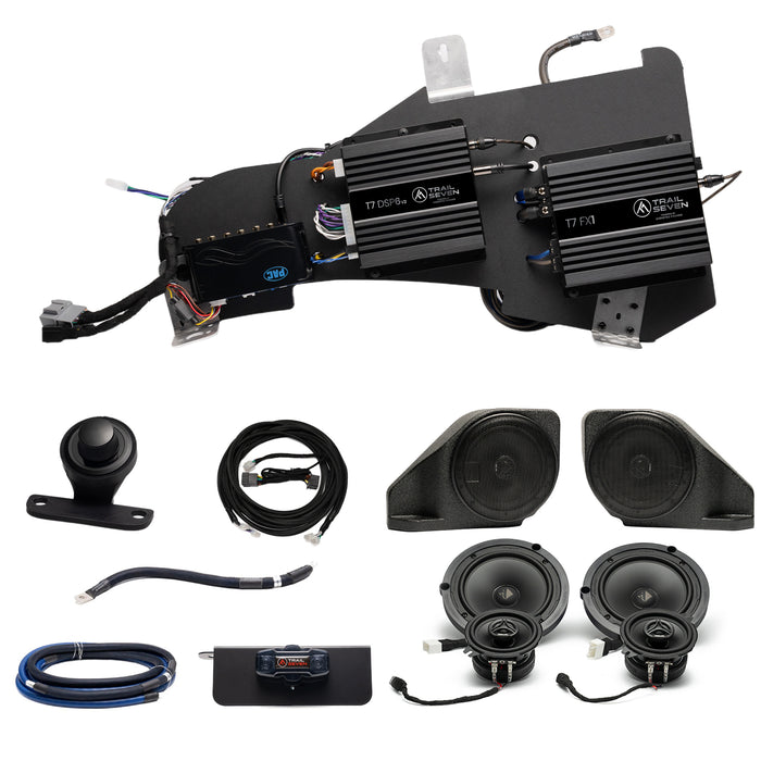 Trail Seven Plug and Play Full System Series 2 (6-Ch (DSP)/ Mono) Bundle (B&O System) | '21- Current Ford Bronco