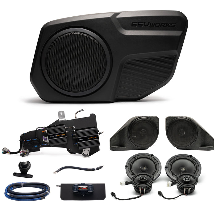 Audiotec Fischer Plug and Play Full System Series 2 (6-Ch (DSP)/ Mono) Bundle (B&O System) | '21- Current Ford Bronco