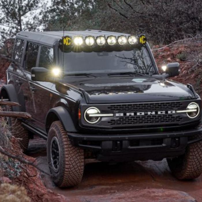 KC Hilites FLEX ERA® 3 - 2-Light Master LED Light Pod Kit | 21'- Current Ford Bronco