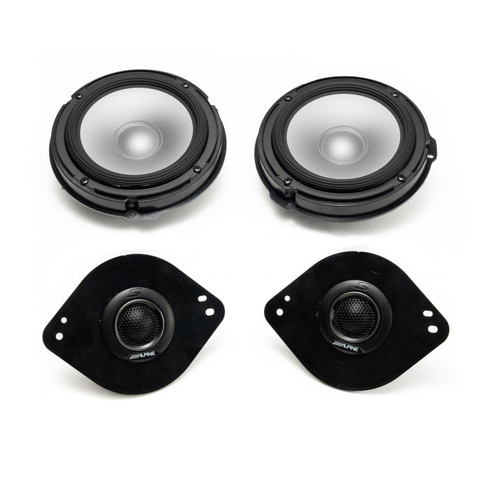 Alpine S Component Complete Plug & Play Speaker Bundle Upgrade | '21- Current Ford Bronco