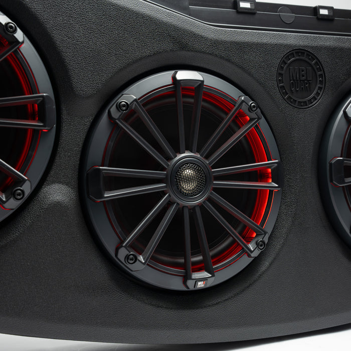 MB Quart Tuned Rear Soundbar with 8 Inch Coaxial Speakers with RGB LED Lighting option (MBQJ-48CRGB24+) I '24- Current JL Wrangler/ '24- Current JT Gladiator