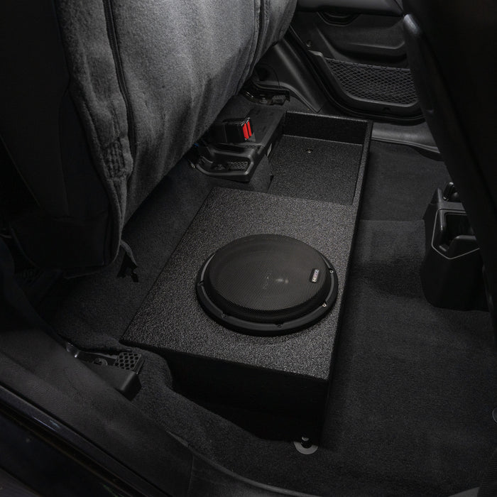 Trail Seven Under Seat Single 10" Loaded Sub Enclosure  I '20 - Current Jeep JT Gladiators