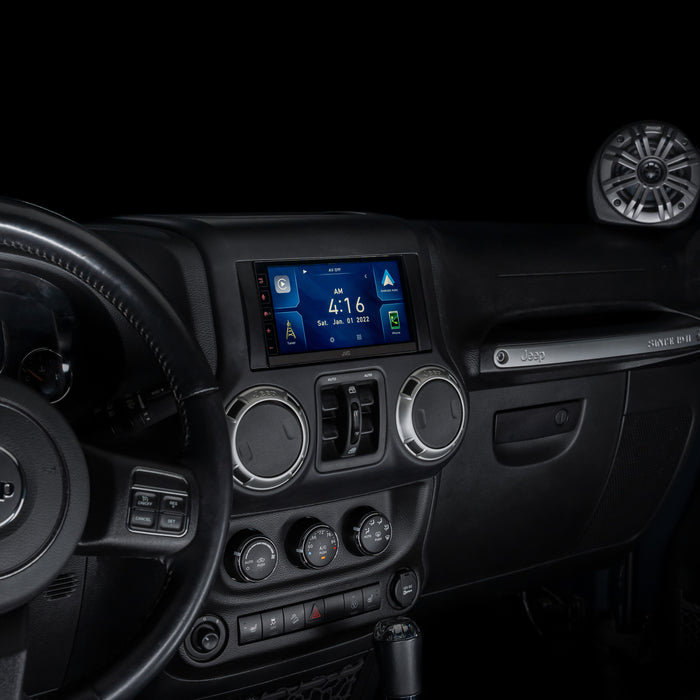 JVC KW-M785BW Plug and Play Bundle | '07-'18 Jeep JK Wranglers