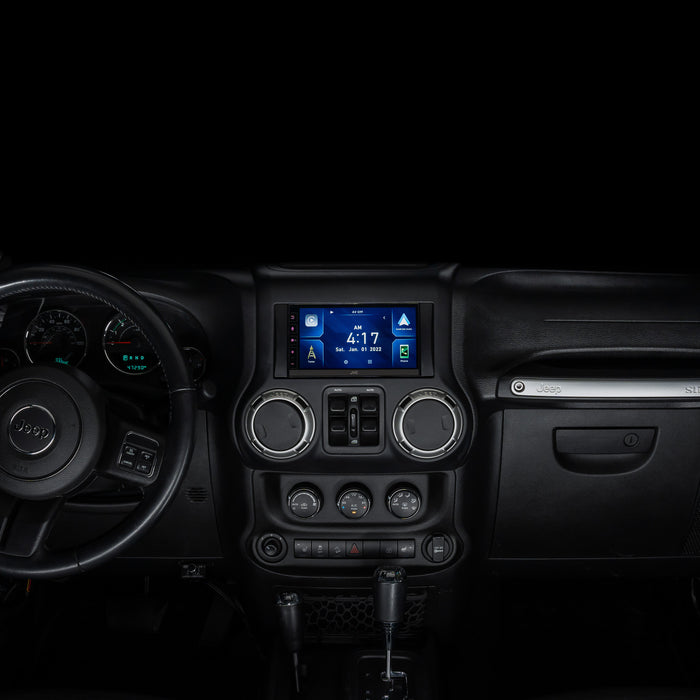 JVC KW-M785BW Plug and Play Bundle | '07-'18 Jeep JK Wranglers