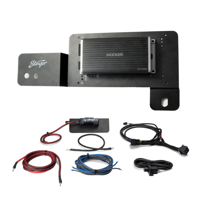 Kicker Plug & Play Mono Key Amp Bundle 2 & 4-Door (NON B&O System) | '21- Current Ford Bronco