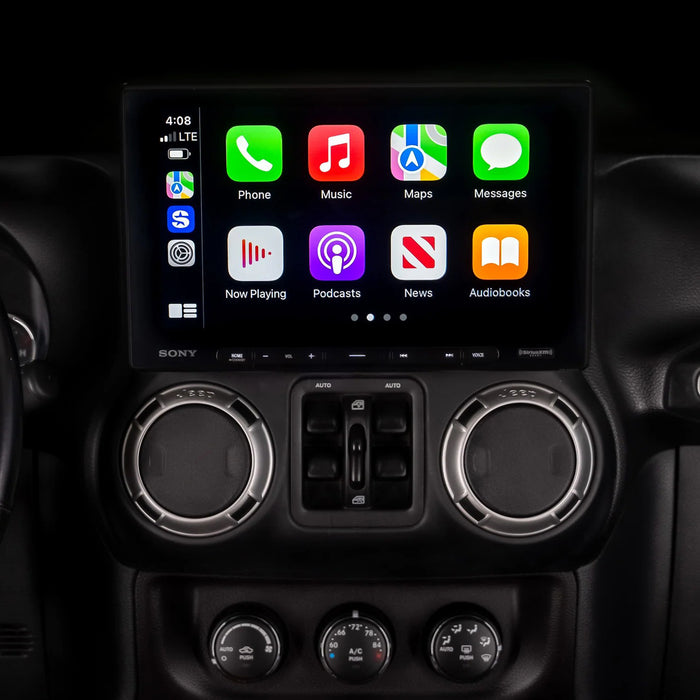 Sony XAV-AX8500 Plug & Play Bundle | '07' - '18 JK Wrangler