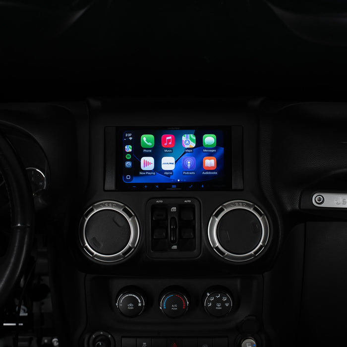 Alpine iLX-W770-M Plug and Play Bundle | '07-'18 Jeep JK Wranglers