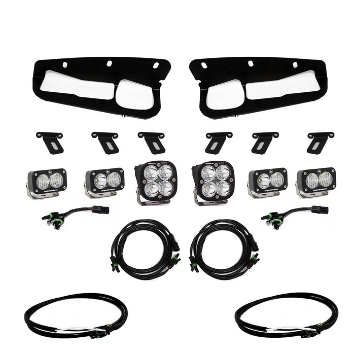 Baja Designs Squadron Sport/S2 Sport Fog Pocket Light Kit I '21- Current Ford Bronco