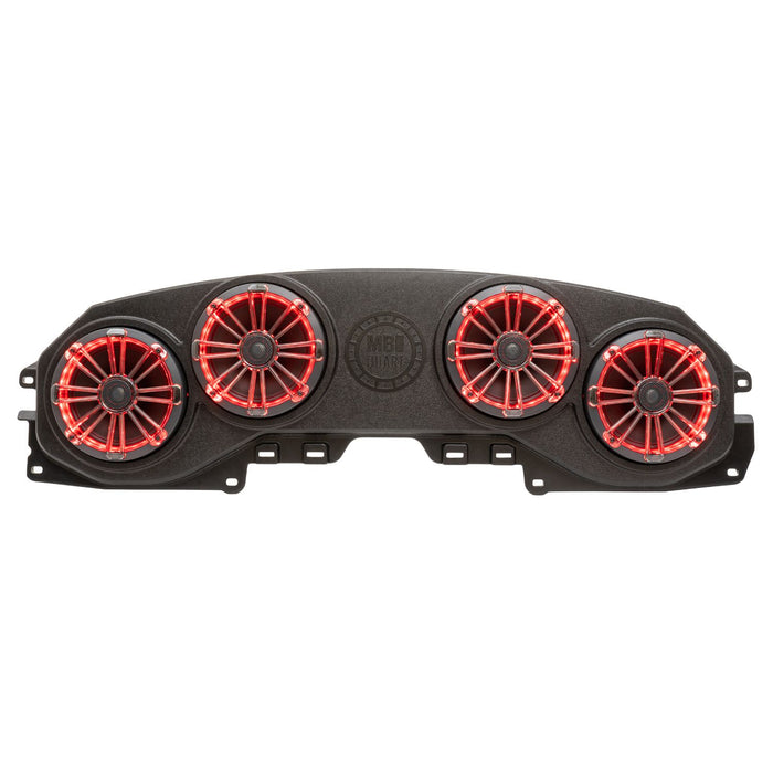 MB Quart Tuned Rear Soundbar with 8 Inch Coaxial Speakers, Enclosure, with RGB LED Lighting option I '18-'23 JL Wrangler/ '20-'23 JT Gladiator