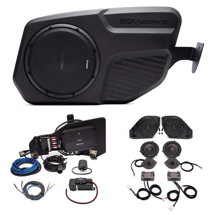 Hertz Cento PRO Plug & Play Full System (5-Channel) Bundle Upgrade (B&O System) | '21- Current Ford Bronco