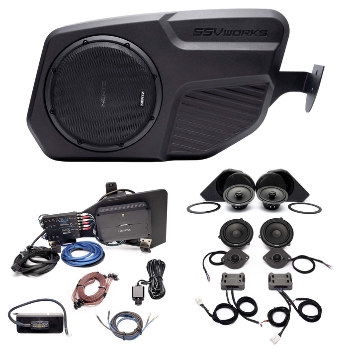 Hertz Cento PRO Plug & Play Full System (5-Channel) Bundle Upgrade (NON-B&O System) | '21- Current Ford Bronco