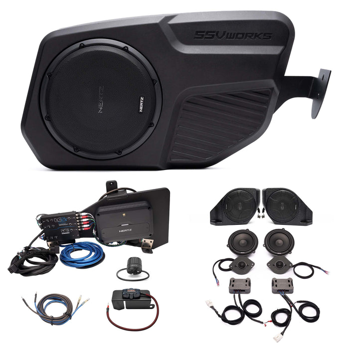 Hertz Cento PRO Plug & Play Full System (5-Channel) Bundle Upgrade (NON-B&O System) | '21- Current Ford Bronco