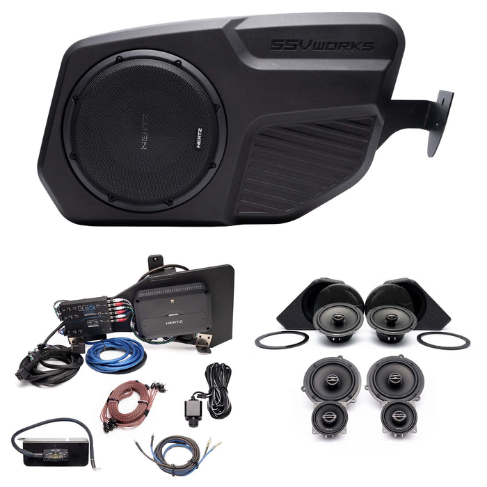 Hertz Cento PRO Plug & Play Full System (5-Channel) Bundle Upgrade (NON-B&O System) | '21- Current Ford Bronco