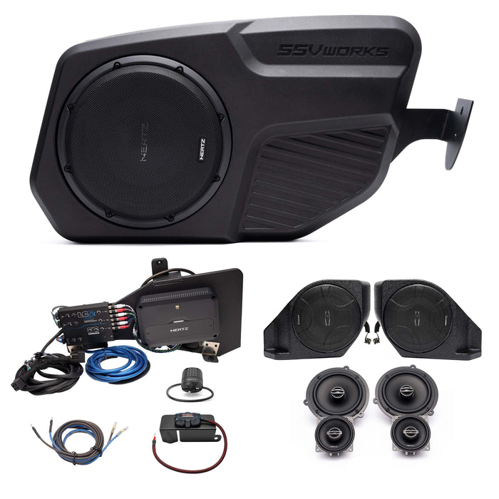 Hertz Cento PRO Plug & Play Full System (5-Channel) Bundle Upgrade (NON-B&O System) | '21- Current Ford Bronco