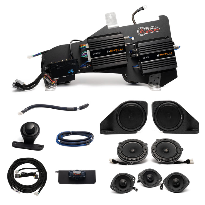 Trail Seven Plug and Play Full System Series 3 (8-Ch (DSP)/ Mono) Bundle (B&O System) | '21- Current Ford Bronco