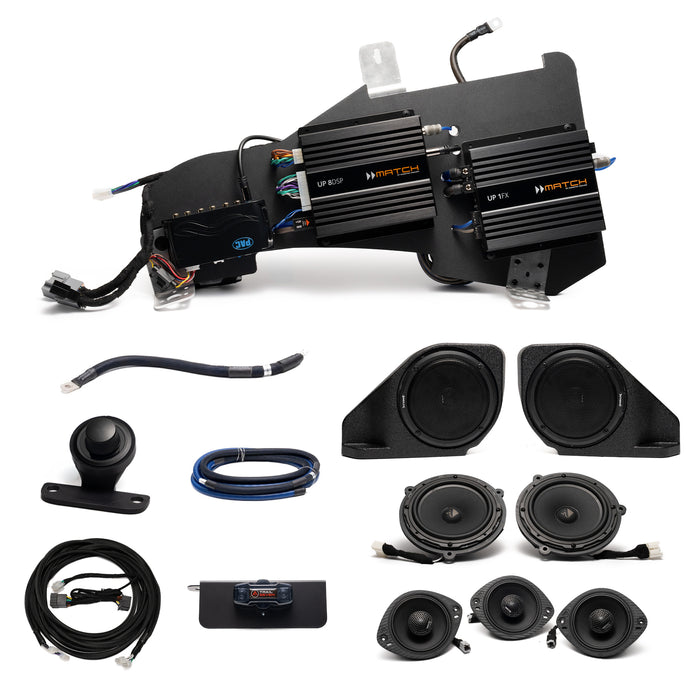 Audiotec Fischer Plug and Play Full System Series 3 (8-Ch (DSP)/ Mono) Bundle (B&O System) | '21- Current Ford Bronco