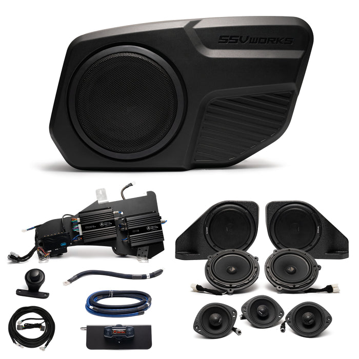 Trail Seven Plug and Play Full System Series 3 (8-Ch (DSP)/ Mono) Bundle (B&O System) | '21- Current Ford Bronco