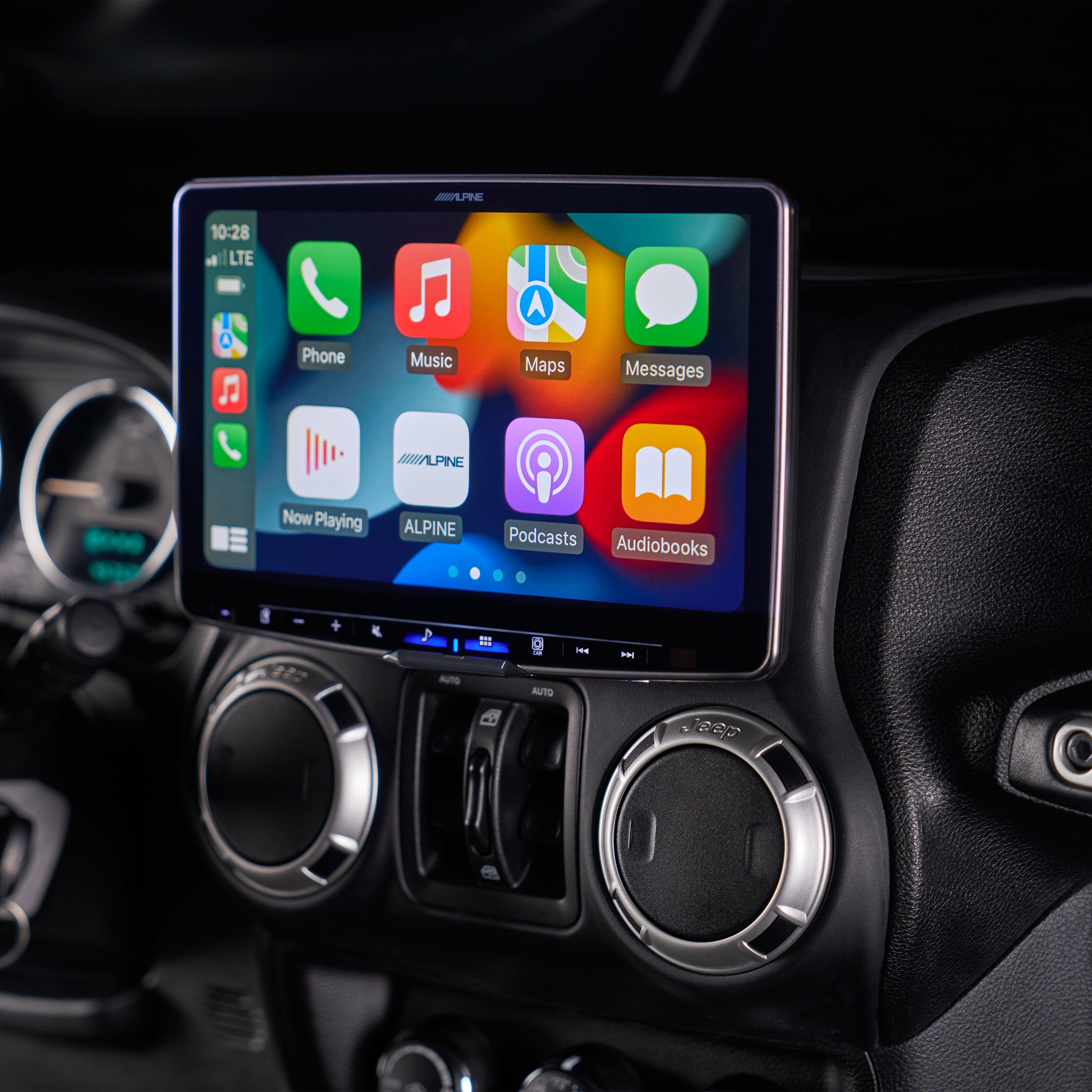 Alpine 7286 Alpine iLX-F511 Plug and Play Bundle | '07-'18 Jeep JK Wranglers ...
