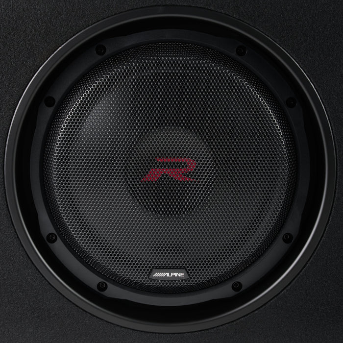 Alpine RS-SB12 Single 12” R-Series Shallow Preloaded Subwoofer Enclosure