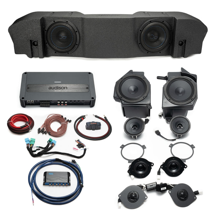 Hertz-Audison Prima Plug & Play (5-Channel) Full System Bundle Upgrade | '24 - Current JL Wrangler/ '24 - Current JT Gladiator
