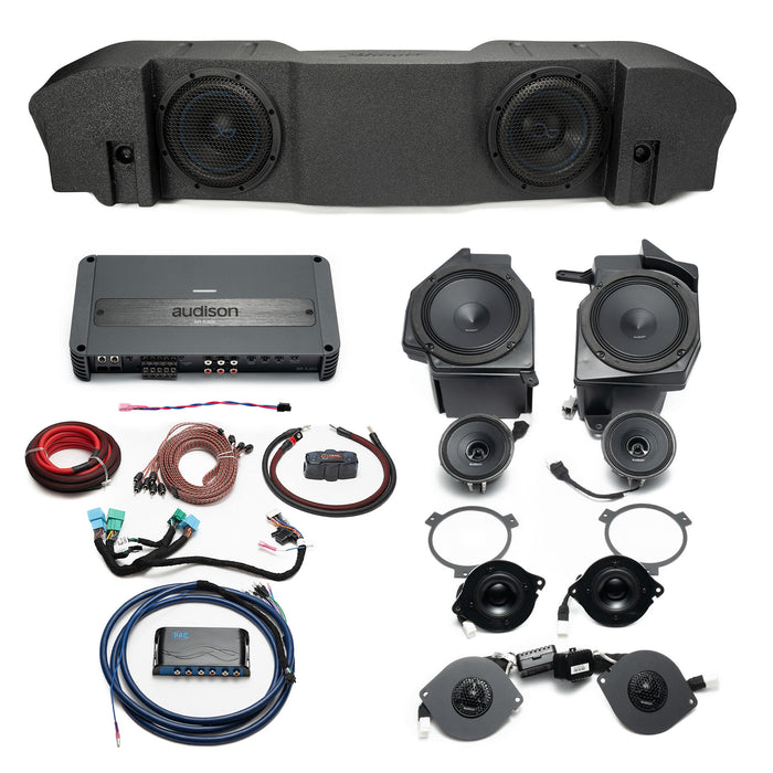 Hertz-Audison Prima Plug & Play (5-Channel) Full System Bundle Upgrade | '24 - Current JL Wrangler/ '24 - Current JT Gladiator