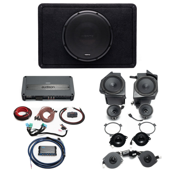 Hertz-Audison Prima Plug & Play (5-Channel) Full System Bundle Upgrade | '24 - Current JL Wrangler/ '24 - Current JT Gladiator