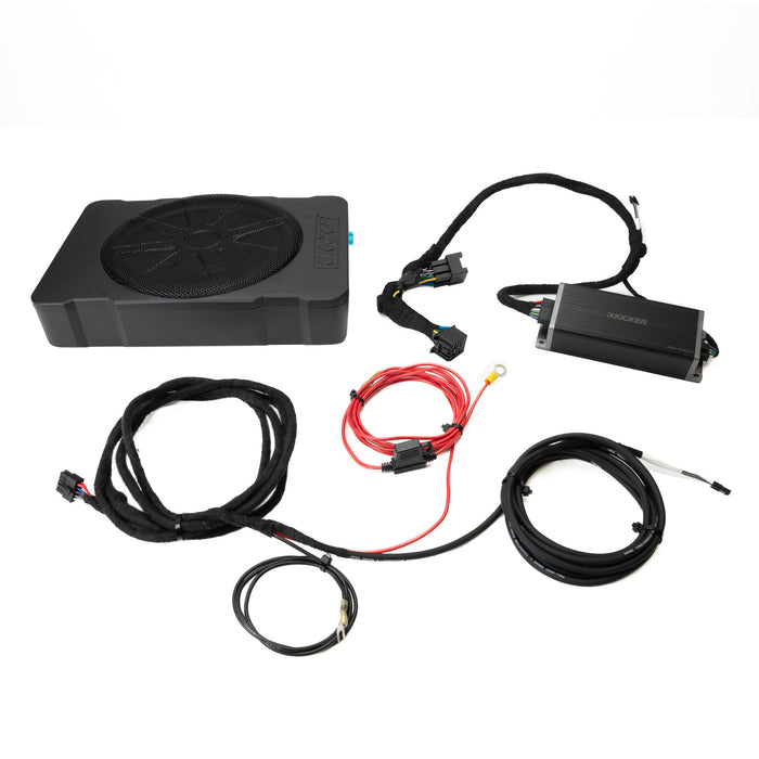 Kicker Plug & Play 200.4 Key Amp & Hideaway Sub Bundle 2 & 4-Door (NON B&O System) | '21- Current Ford Bronco