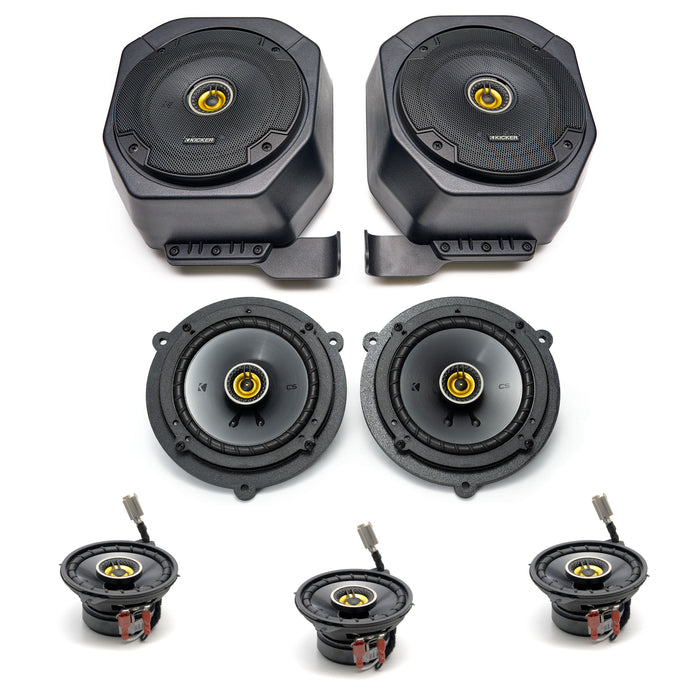 Kicker CS Complete Plug & Play Speaker Bundle Upgrade | '21- Current Ford Bronco