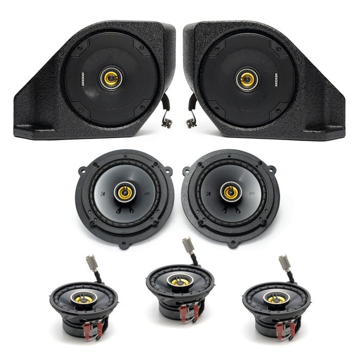 Kicker CS Complete Plug & Play Speaker Bundle Upgrade | '21- Current Ford Bronco