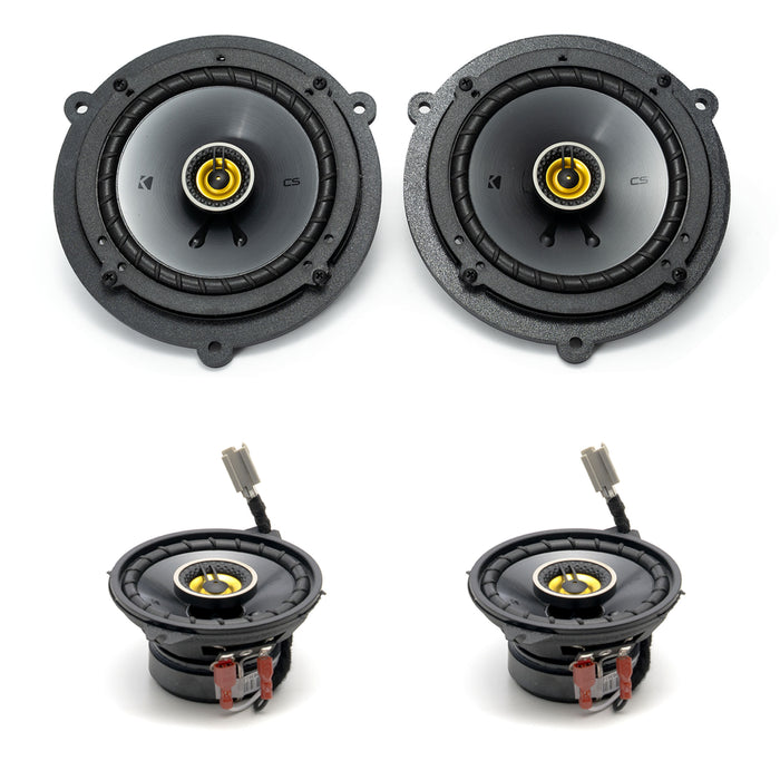 Kicker CS Complete Plug & Play Speaker Bundle Upgrade | '21- Current Ford Bronco