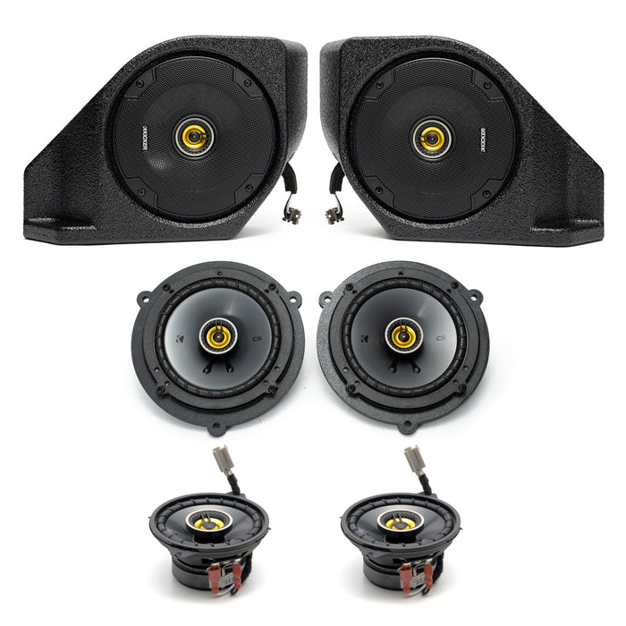 Kicker CS Complete Plug & Play Speaker Bundle Upgrade | '21- Current Ford Bronco