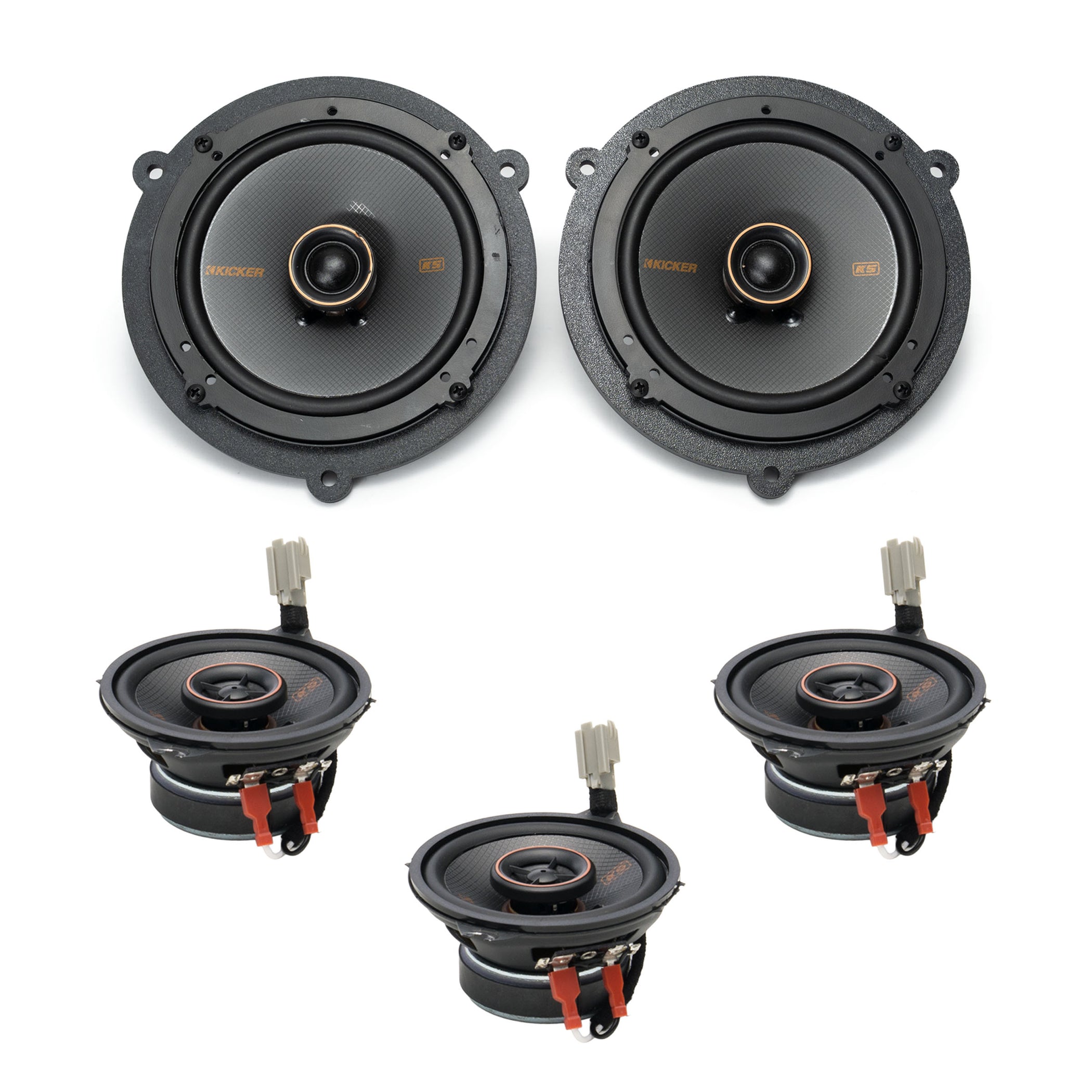 Kicker KS Complete Plug & Play Speaker Bundle Upgrade | '21- Current F ...