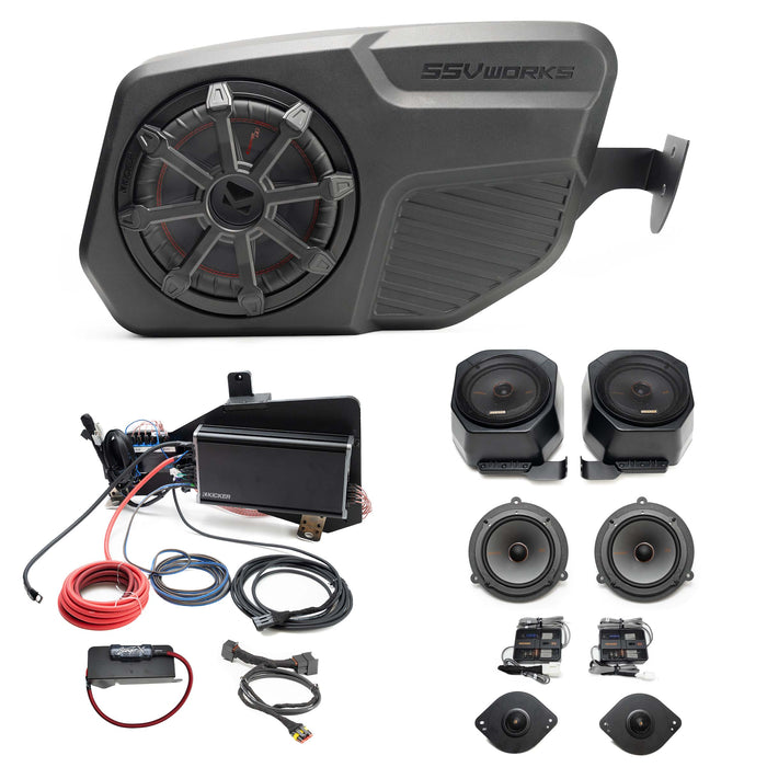 Kicker Plug & Play Full System Bundle Upgrade 2 & 4-Door (B&O System) | '21- Current Ford Bronco