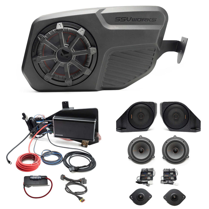 Kicker Plug & Play Full System Bundle Upgrade 2 & 4-Door (B&O System) | '21- Current Ford Bronco