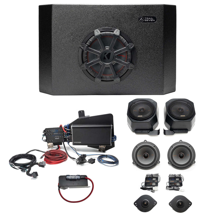 Kicker Plug & Play Full System Bundle Upgrade 2 & 4-Door (NON-B&O System) | '21- Current Ford Bronco