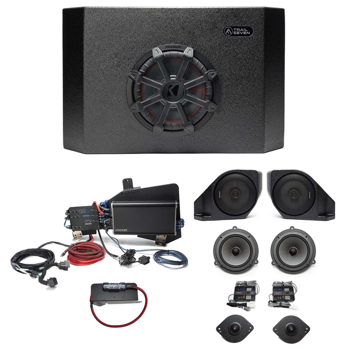Kicker Plug & Play Full System Bundle Upgrade 2 & 4-Door (NON-B&O System) | '21- Current Ford Bronco