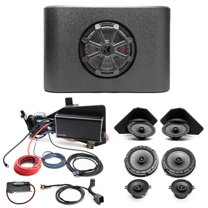 Kicker Plug & Play Full System Bundle Upgrade 2 & 4-Door (B&O System) | '21- Current Ford Bronco