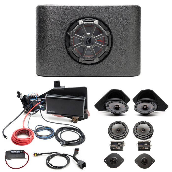 Kicker Plug & Play Full System Bundle Upgrade 2 & 4-Door (B&O System) | '21- Current Ford Bronco