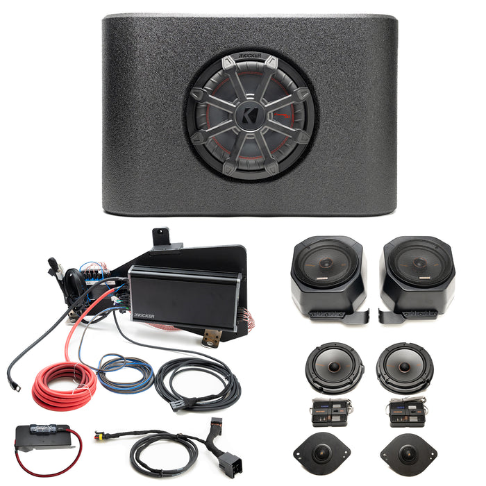 Kicker Plug & Play Full System Bundle Upgrade 2 & 4-Door (B&O System) | '21- Current Ford Bronco