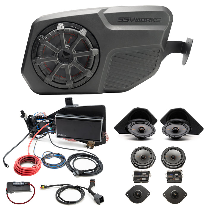 Kicker Plug & Play Full System Bundle Upgrade 2 & 4-Door (B&O System) | '21- Current Ford Bronco