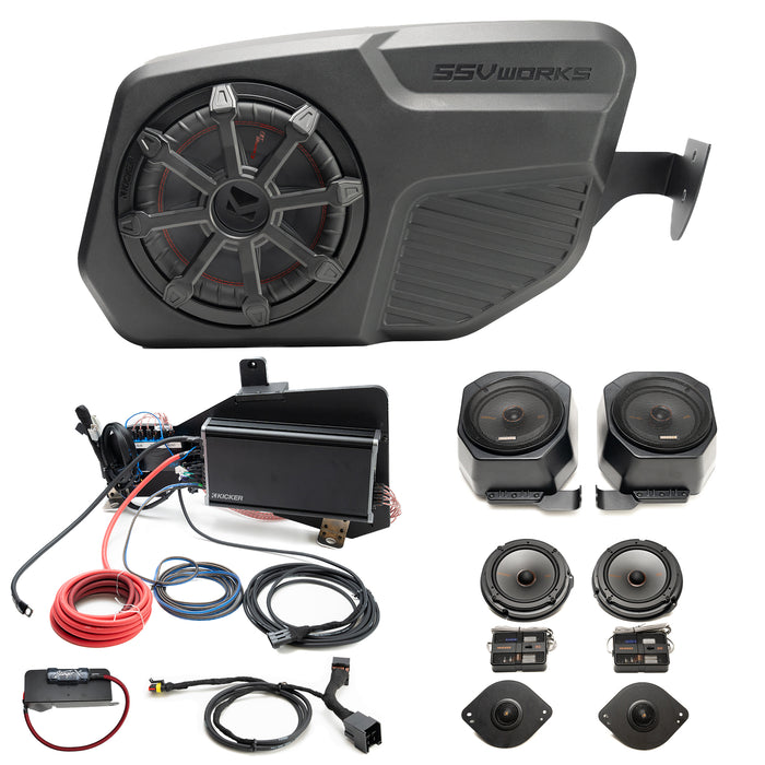 Kicker Plug & Play Full System Bundle Upgrade 2 & 4-Door (B&O System) | '21- Current Ford Bronco