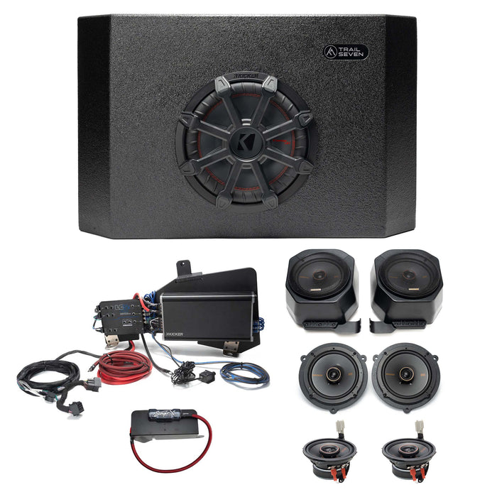 Kicker Plug & Play Full System Bundle Upgrade 2 & 4-Door (NON-B&O System) | '21- Current Ford Bronco