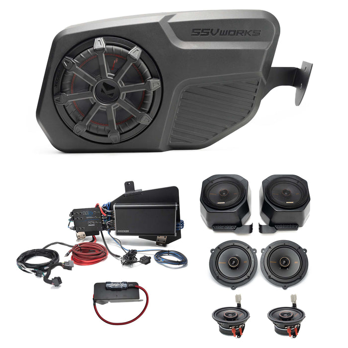 Kicker Plug & Play Full System Bundle Upgrade 2 & 4-Door (NON-B&O System) | '21- Current Ford Bronco